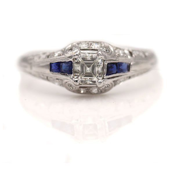 Asscher Cut Engagement Rings