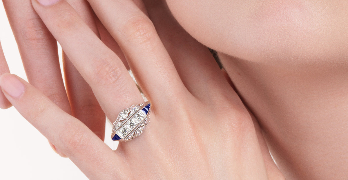Vintage Sapphire Rings | Victorian to Mid-Century| Vintage Diamond