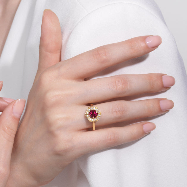 Antique tourmaline ring deals
