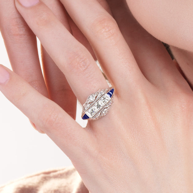 Vintage Dinner Rings Shop Online Vintage Diamond Ring