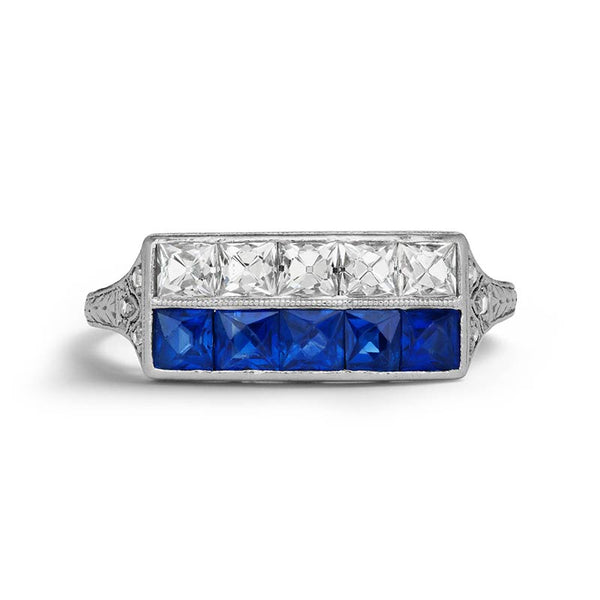 Antique & Vintage French Cut Diamond Engagement Rings