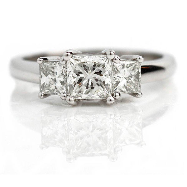 Vintage Princess Cut Diamond Ring