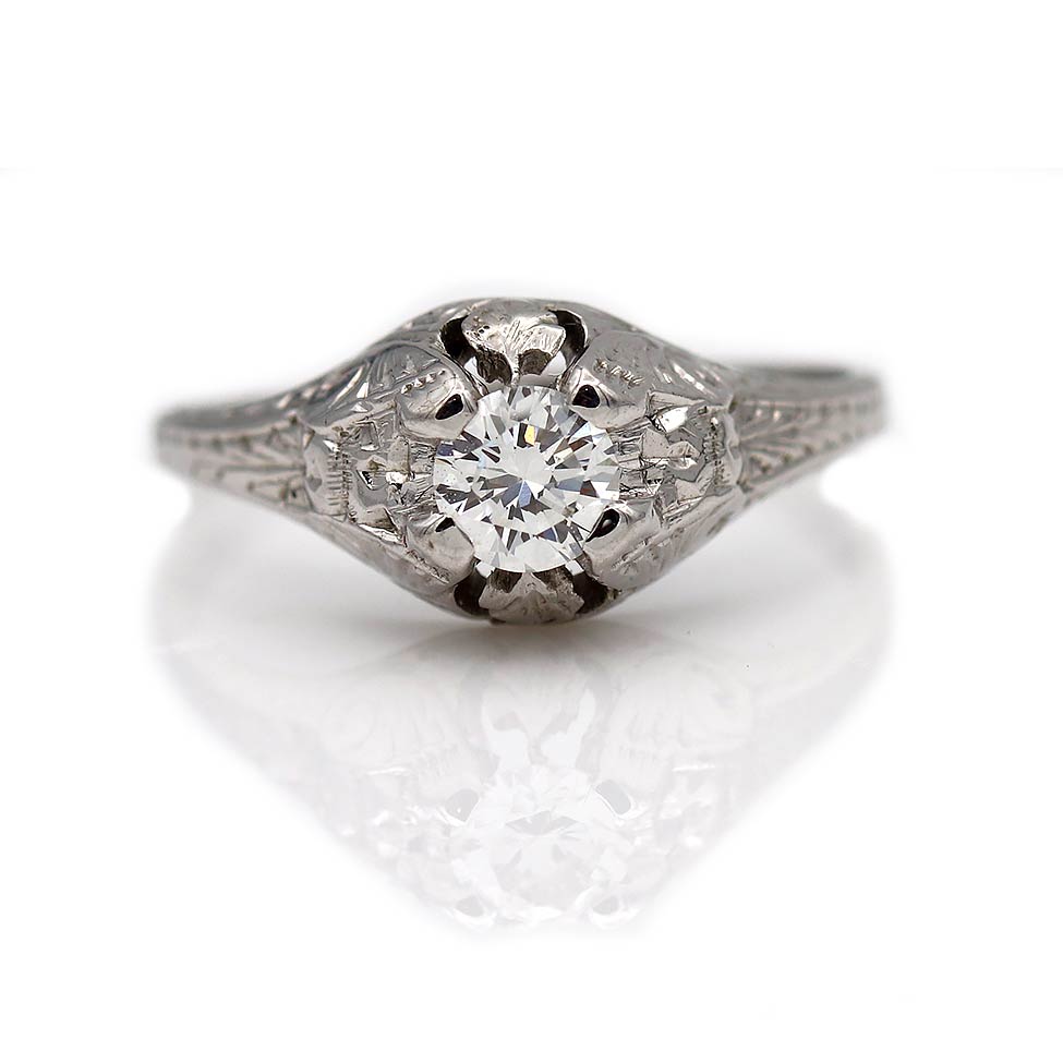 Antique diamond engagement rings 1930s Clearance