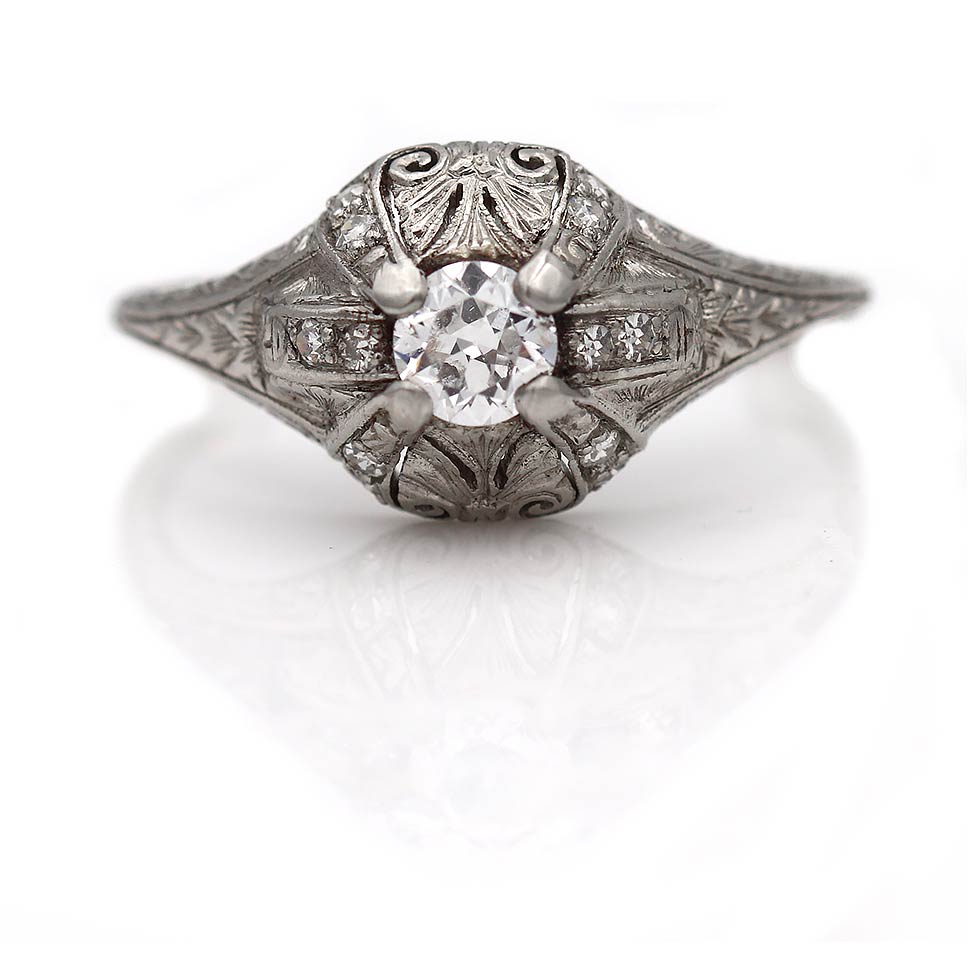 1930s diamond engagement ring Clearance