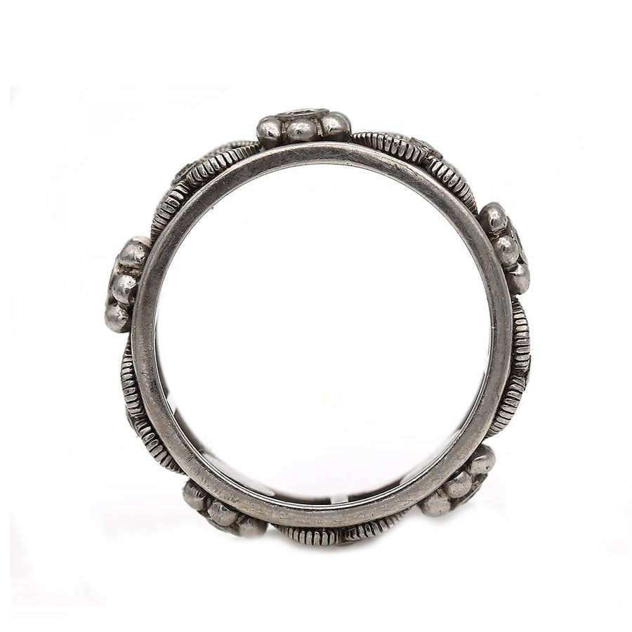 Nathan Levy .30 CTW Round Diamond Platinum Vintage Eternity Band