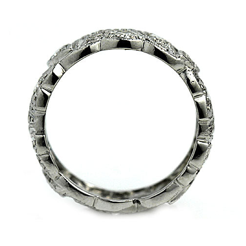 Vintage Platinum Eternity Band 1.20 Carat Circa 1960's