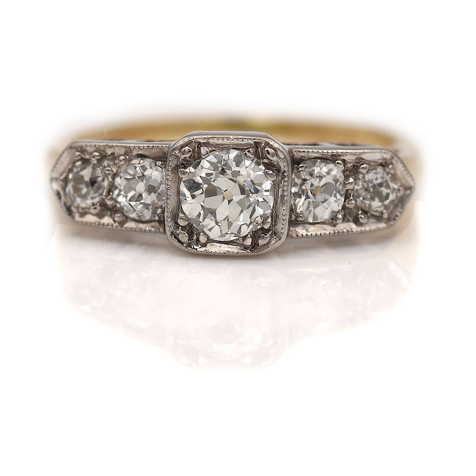 Victorian diamond band Clearance