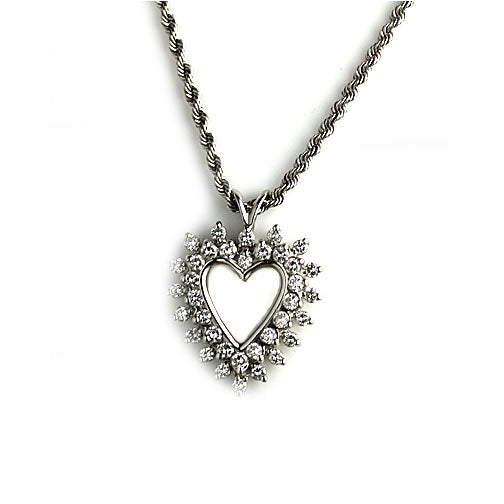 Heart Diamond Necklace Carat – Vintage Diamond Ring