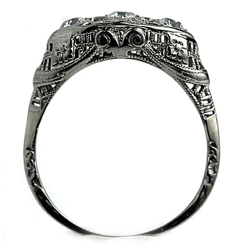 Authentic 3 Stone Diamond Engagement Ring