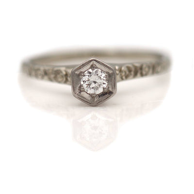 Charming Simple Engagement Rings for the Understated Bride