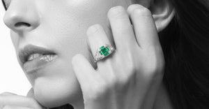 My favorite Vintage Emerald Rings