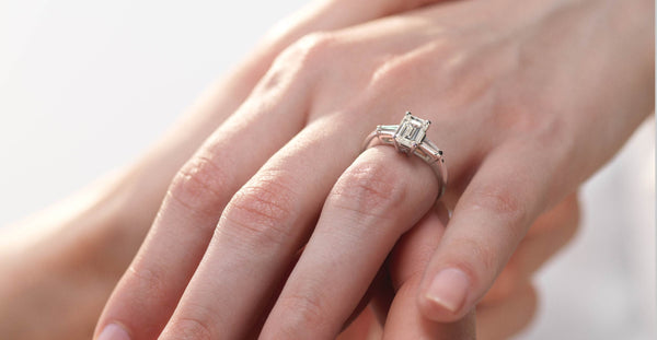 Vintage Emerald Cut Engagement Rings