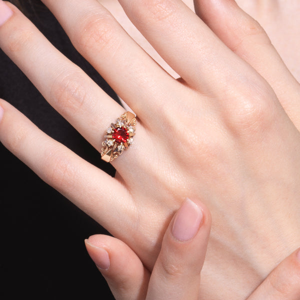 Garnet Rings Under $2,000.00