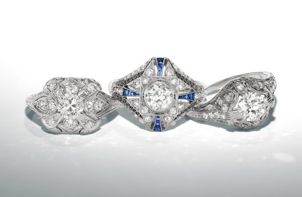 Old European Cut Diamond Rings