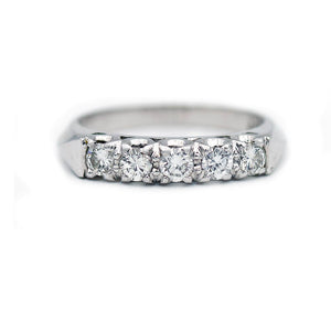 .65 Carat Mid-Century Diamond Wedding Ring - Vintage Diamond Ring