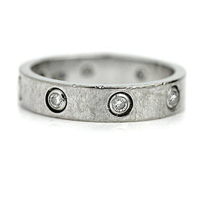 Cartier Love Diamond Wedding Band - Vintage Diamond Ring