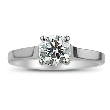 .77 GIA Jeff Cooper Diamond Ring in Platinum - Vintage Diamond Ring