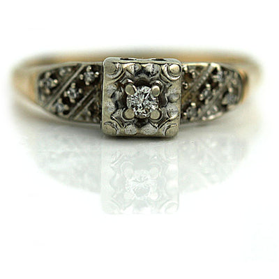 Classic Promise Ring with Side Stones