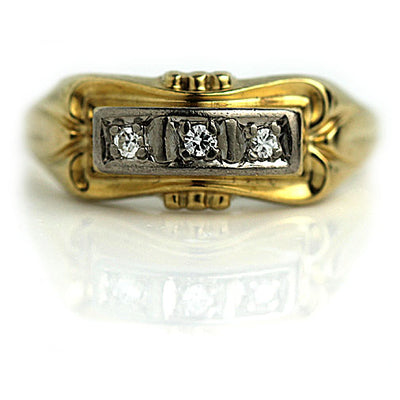 Vintage Diamond Wedding Ring 