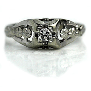 Art Deco Engagement Ring