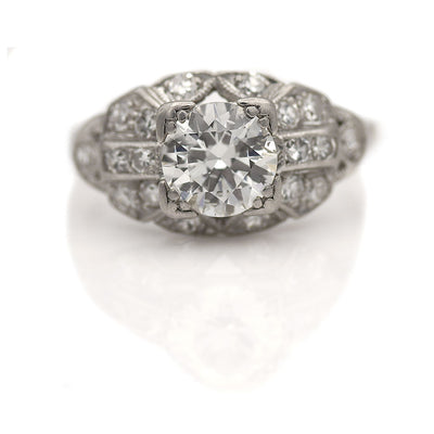 Classic 1930s Art Deco Engagement Ring