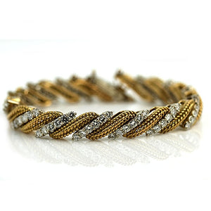 Vintage Diamond Bracelet 11.00 Ct
