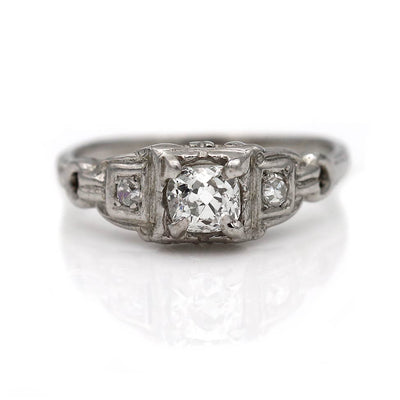 .40 Carat Three Stone Diamond Engagement Ring