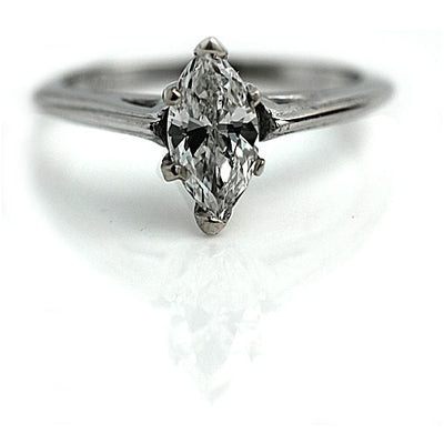 .58 carat Marquis Diamond Solitaire Engagement Ring