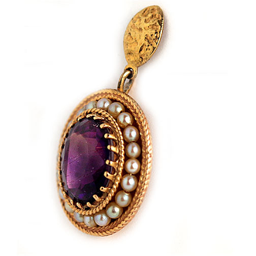 Amethyst and pearl jewelry sales